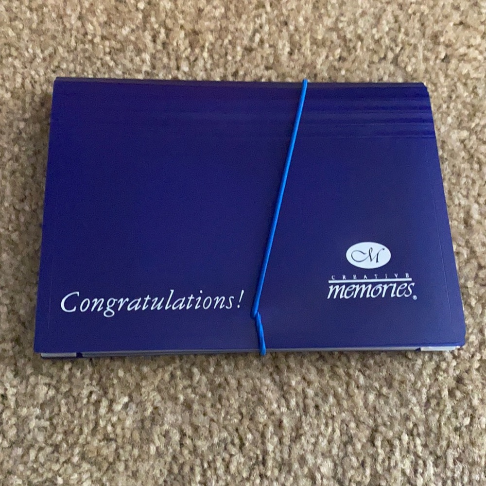 Creative Memories Congratulations photo files New